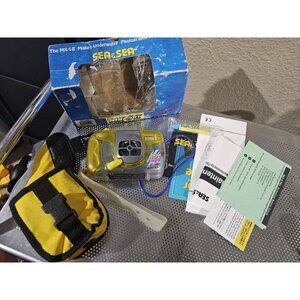 Sea & Sea MX-5 Underwater Film Camera 36mm / 120 feet Yellow W/ Box & Manuals